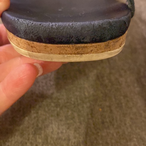 Teva Arabelle Wedge Sandal Nylon Velcro Strap Cork Heel Womens Size 9.5 - Picture 11 of 12